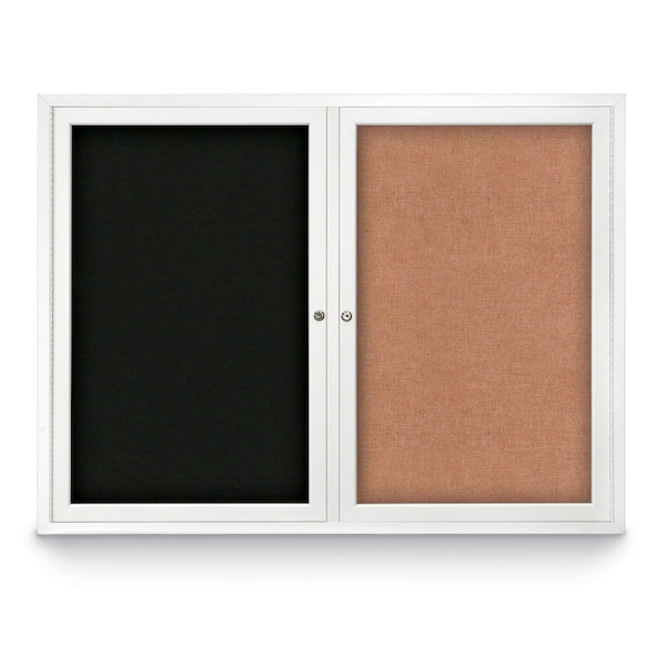 Corkboard, Pearl/Bronze, 96" x 48"